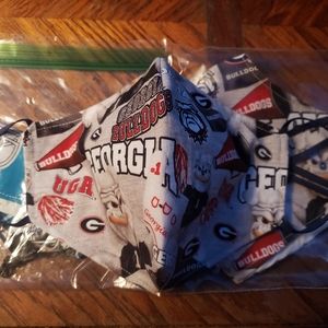 Georgia Bulldogs Adjustable Handmade Face Mask